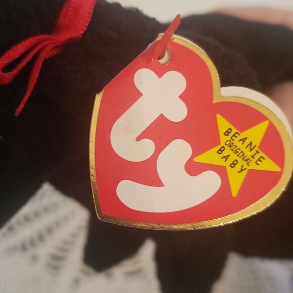 Vintage 1998 Ty Beanie Baby GIGI the Black Poodle - Picture 5 of 9